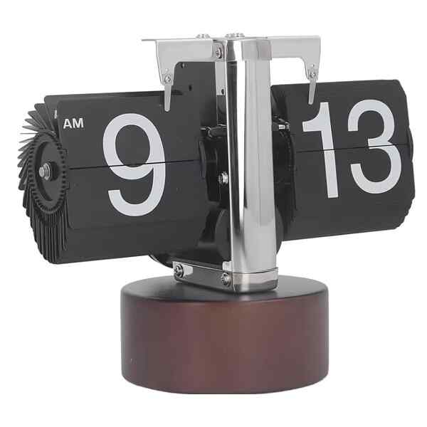 Flip Clock Desk Clock Automatically Flipping With Time Turning cover