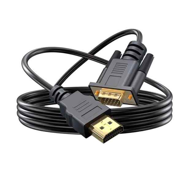 Male HDMI To Male VGA Cable 1080P 60Hz for Computer Laptop cover