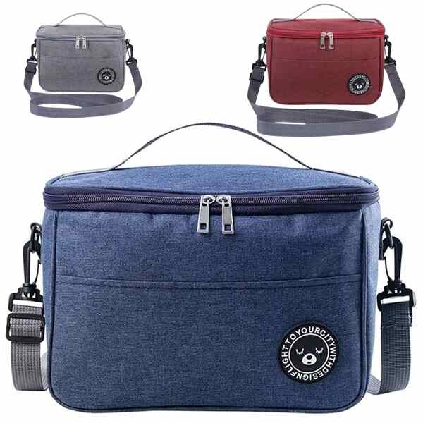 Insulated Bag Lunch Box Hand-Held With Shoulder Strap cover