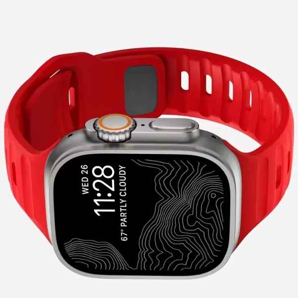 Red For 42 44 45 46 49mm - T Buckle