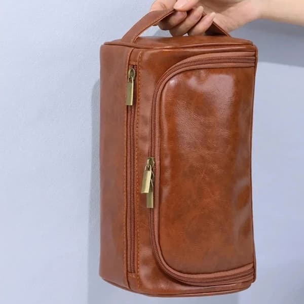 mens toiletry bags leather now show